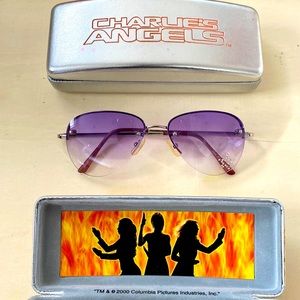 Authentic Charlie’s Angels Movie Sunglasses (Purple Rhinestone)